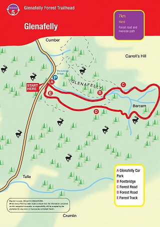 Glenafelly loop walk map