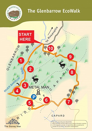 Glenbarrow eco walk map