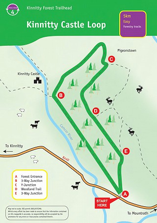 Kinnitty Castle loop map