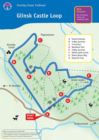 Kinnitty forest glinsk castle map
