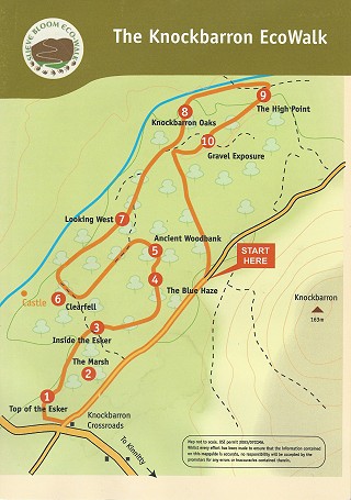 Map of Knockbarron Wood Eco Walk